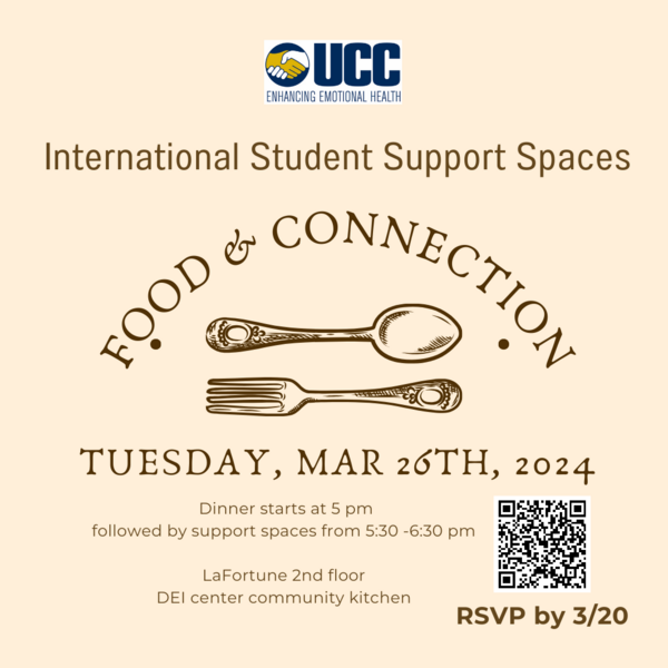 International Support Space food event 3/26